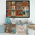thumbnail image 3 of Designart 'Vintage Red Facade of Shop In Paris I' French Country Framed Art Print, 3 of 4