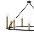 thumbnail image 5 of 83158BK Lark Lazlo - 9 Light Medium Chandelier In Transitional and Modern Style-18.5 Inches Tall and 30 Inches Wide, 5 of 16