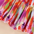 thumbnail image 4 of Fesfesfes Toddler Kid Baby Girl Summer Sleeveless Tie-dye Dress With Sling, 4 of 6