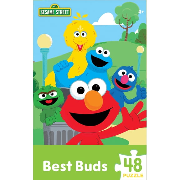 Sesame Street Best Buds 48 Pieces Interlocking Jigsaw Puzzle for Kids