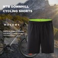 thumbnail image 2 of Pantalones cortos de ciclismo de montaña acolchados en 3D para hombre Pantalones cortos de ciclismo MTB ligeros, 2 of 7