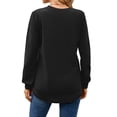 thumbnail image 4 of OutfitShow Sweatshirts for Women Casual Long Sleeve Crewneck Shirts Tunic Tops,Sizes S-3XL, 4 of 8