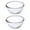 As Shown, variant on Raindrops Clear Glass Bowls for Storage Transparent Sauce Bowl Set of 2 Elegant Design Practical Use 4.5 inch