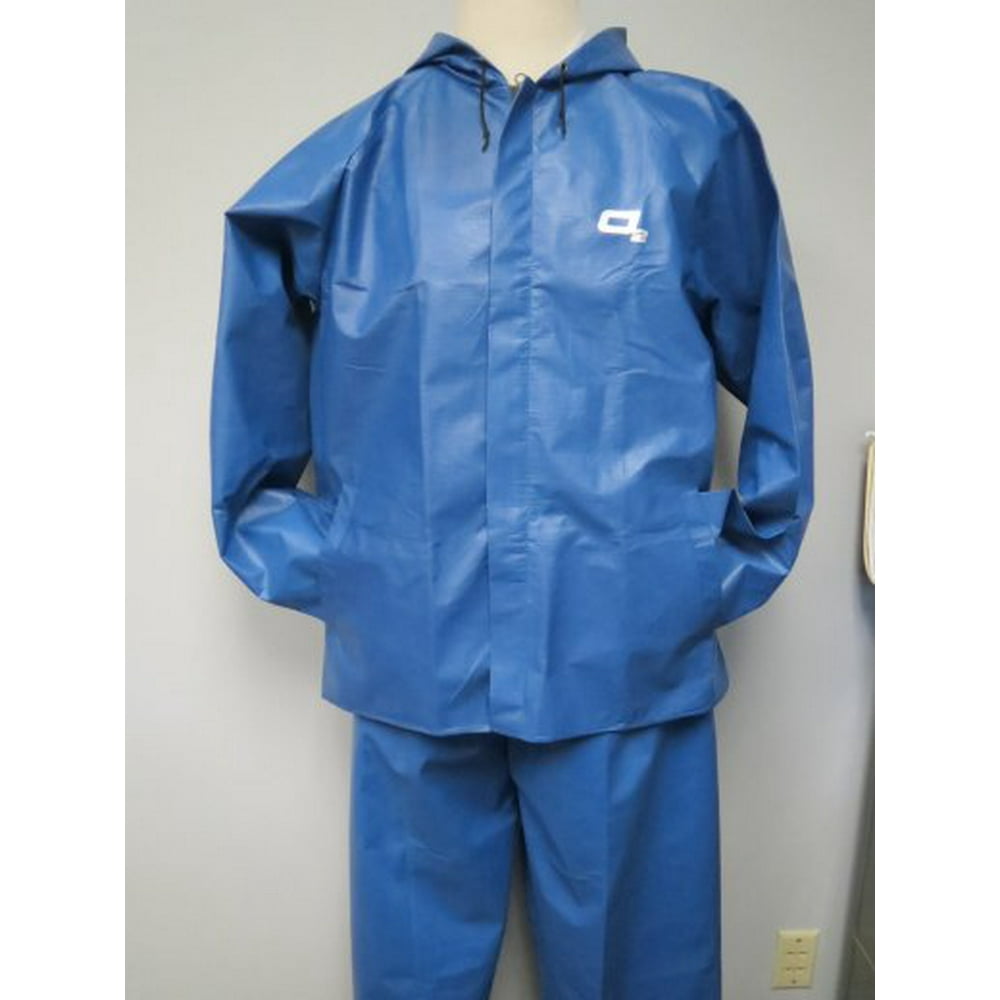 O2 Rainwear - O2 Element Series Hooded Rain Jacket w/Pockets - Walmart ...