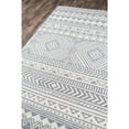 thumbnail image 5 of Momeni Mallorca Hand Hooked Wool Grey Area Rug 2' X 3', 5 of 5