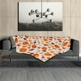 thumbnail image 6 of OAVQHLG3B Fall Harvesting Pumpkin Blanket Orange Yellow Cream Autumned Color Print Thanksgiving Throw Blanket Lightweight Warm Soft Blanket, 6 of 6