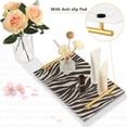 thumbnail image 4 of Bath Accessories Sets Single Print Decorative Tray With Handle For Home Bathroom Bedroom Zebra Stripes Vector, 4 of 7