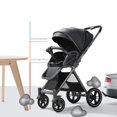thumbnail image 3 of Luxurious Baby stroller four wheels Can sit or lie down Shock absorption Stroller for baby lightweight baby stroller ShopWise Round, 3 of 20
