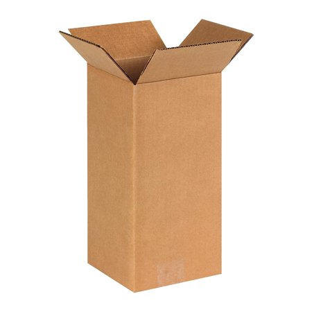 Long Boxes 6"L x 6"W x 12"H (25-Pack) Tall Corrugated Cardboard Box for Shipping, Packaging, Moving, Storage Box, Home or Business Strong Wholesale Bulk Boxes