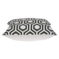 thumbnail image 4 of Parkland Collection Ursae Gray and White Decorative Throw Pillow, 20 x 20 Cotton Square Pillow, 4 of 6