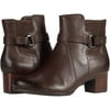 Clarks Un Damson Mid Leather Brown Boot