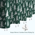 thumbnail image 6 of Green Christmas Tree Pattern Shower Curtain 72"x84" ,Bathroom Decorative Shower Curtains Set with 12 Hooks,Modern Waterproof Washable Shower Curtain, 6 of 6