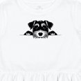 thumbnail image 4 of Inktastic Peeking Miniature Schnauzer Girls Toddler Dress, 4 of 5