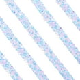 thumbnail image 1 of Cinta autoadhesiva de lentejuelas brillantes de 5,5 yardas con carrete de 1,2 cm, rollo de pegatinas con borde de estrella de resina plana y brillante., 1 of 9