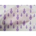 thumbnail image 5 of oneOone Cotton Cambric Purple Fabric Block Sewing Material Print Fabric By The Yard 56 Inch Wide, 5 of 5