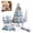 A#christmas tree, variant on Pre‑Cut Fabric Patchwork Christmas Tree DIY Kit, Multiple Style Topper Quilt Craft Set, 3D Layered Self‑Standing Table Ornament, Holiday Gift for Quilting & Sewing Hobby Enthusiasts