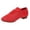 Red, variant on Women's Dance Shoes Closed Toe 𝖫a𝖼e Up Sandals Elastic Breathable Knit Shoes Comfort Soft Sole S𝗅ip On Sandles for Ballroom Latin Sa𝗅sa Teaching Pract𝗂ce Performance