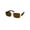 Yellow Gold Brown, variant on Mens Minimal Mod Retro Rectangular Dad Sunglasses Gold Brown