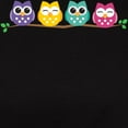 thumbnail image 3 of CafePress - 4 Colorful Owls T Shirt - Women's Traditional Fit Dark T-Shirt, 3 of 4