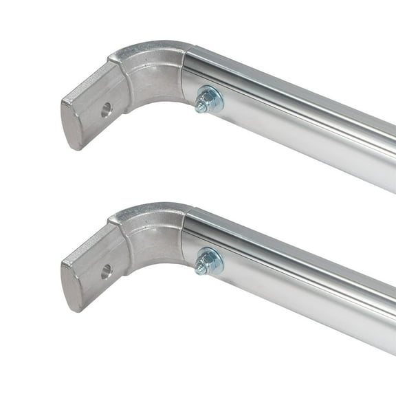 2 Pack 98" Aluminum Upper Arm w/ 90 Degree Corner for Dump Truck Tarp System - Telescopic Upper Arm with Pre-Drilled Holes - Rust Proof