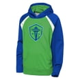 thumbnail image 2 of Youth Outerstuff  Green Seattle Sounders FC Striker Fleece Hoodie, 2 of 3