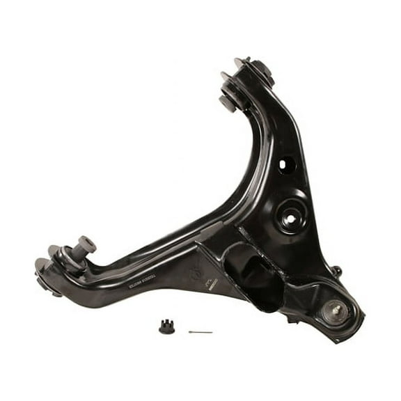 Bras de suspension assemble avec joint a rotule avant gauche en bas