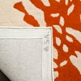thumbnail image 3 of SAFAVIEH Bella Pascal Floral Coral Wool Area Rug, Beige/Terracotta, 3' x 5', 3 of 5
