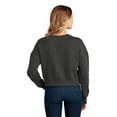 thumbnail image 2 of District ® Women's Perfect Weight ® Fleece Cropped Crew DT1105 - Charcoal Size M, 2 of 4