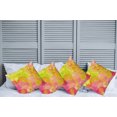 thumbnail image 2 of Ambesonne Pastel Throw Pillow Cover 4 Pack, Spring Yard Watercolors, 16", Apple Green Marigold, 2 of 5