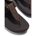 thumbnail image 5 of Fitflop Women's Fino Glitterdust Metallic Toe-Post Sandals, 5 of 6