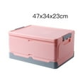 thumbnail image 2 of ETHZZLE 1Pc Pink Sundries Organizer Storage Box Foldable and Moisture Resistant for Living Room, 2 of 8