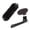 Black, variant on S SERENABLE 3Pcs Horse Grooming Kit Daily Professional Show Equine Horse Hoof Pick Brush Black