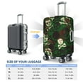 thumbnail image 6 of Balery Luggage Cover Camouflage Skull Print Suitcase Covers for Luggage Elastic Washable Suitcase Protector Fits 18-32 Inch Luggage-X-Large, 6 of 9