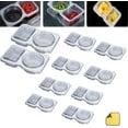 thumbnail image 1 of Contenants à Collation Réutilisables à Emporter, Contenant à Condiments à Double Compartiment avec Couvercles, Contenants à Collation pour Noix, pour Sauce à Emporter, Échantillonnage, Collation de Voyage (10 Pcs), 1 of 7