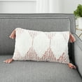 thumbnail image 4 of Nourison Home Woven Triangles 12"X20" Rust Throw Pillow, 4 of 6