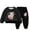 Black, variant on Zwiiyzr 2025 3-10Y Toddler Baby Boy Girl Clothes Warm Fleece Lined Rabbit Print Long Sleeve Sweatshirt Tops and Pants Winter Fall Clothing Set Blue