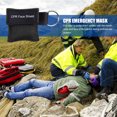 thumbnail image 2 of Suministros Primeros Auxilios Emergencia CPR Maskin Keychain Reuscitator Face Shield Capacitación, 2 of 8