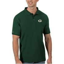 Men's Antigua Green Green Bay Packers Legacy Pique Polo