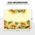 thumbnail image 3 of Kdxio Sunflowers On A Yellow Background for Dish Drying Mat,24*18 inch Absorbent Dish Drainer Kitchen Counter,Large Size Dish Drying Pad for Countertops,Draining Racks, 3 of 9