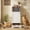 White, variant on Dog Feeding Station with Storage, Dog Food Cabinet with 2 Feeding Bowls, Flip-Top Pet Storage Cabinet, Pet Food Holder for Dog and Cat