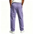 thumbnail image 7 of Baggy Sweatpants Men Open Bottom Joggers Lounge Pants Lightweight Drawstring Waist 4 Pockets Corduroy Loose Workout Athletic Jogger Wide Leg Casual Streetwear Fall Winter Fashion, 7 of 7