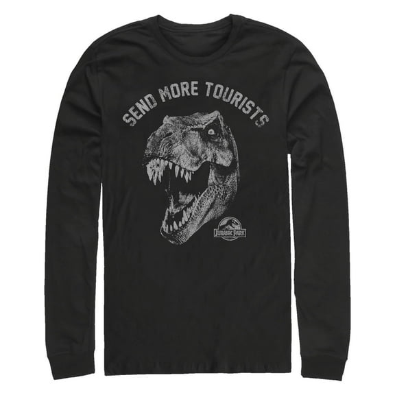 Men's Jurassic Park Send More Tourists Long Sleeve Shirt