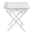 thumbnail image 3 of Zingz and Thingz Elegant Tray Stand in Aged White, 3 of 4
