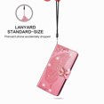 thumbnail image 3 of Feishell for Motorola Moto G Stylus 5G (2023) Wallet Case for Women Girls,Bling Diamond Butterfly Embossed PU Leather Magnetic Clasp Flip Stand Credit Card Slots Phone Case with Wrist Strap,Pink, 3 of 9