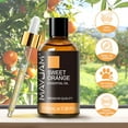 thumbnail image 3 of MAYJAM Sweet Orange Essential Oil 100% Natural Sweet Orange Oil for Hair Care, Home Diffusers, Skin, Aromatherapy, Massage and Humidifiers, 3.38 Fl Oz, 3 of 9
