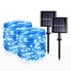 thumbnail image 1 of Guirnalda de luces solares Suddus 20 m, azul, paquete de 2, 100 LED, 1 of 9