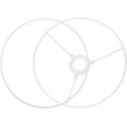 thumbnail image 1 of 1 Set Lampshade Frame 25cm Chandelier Lamp Fix Ring Diy Drum Ring Lamp Shade, 1 of 4