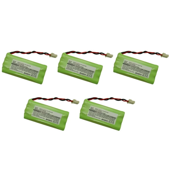 5pc Exell Cordless Phone Battery Compatible with Uniden 5105,5145,5146