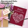 thumbnail image 5 of 1 Jumbo Valentine's Day Greeting Card (8.5 x 11 Inch) - Vector Heart J3492VDG, 5 of 6