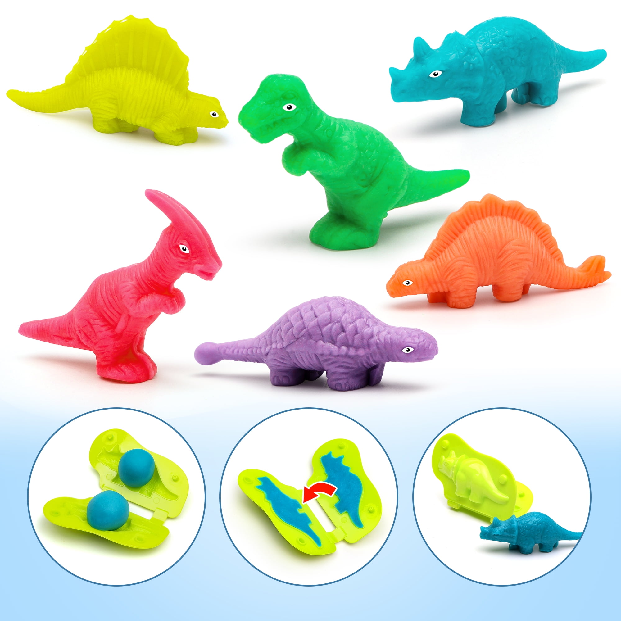 Dinosaur Playdough Kit, Dinosaur Sensory Box, Playdough Kit, Autumn Play  Dough, Fall Gift Basket, Stocking Stuffer 
